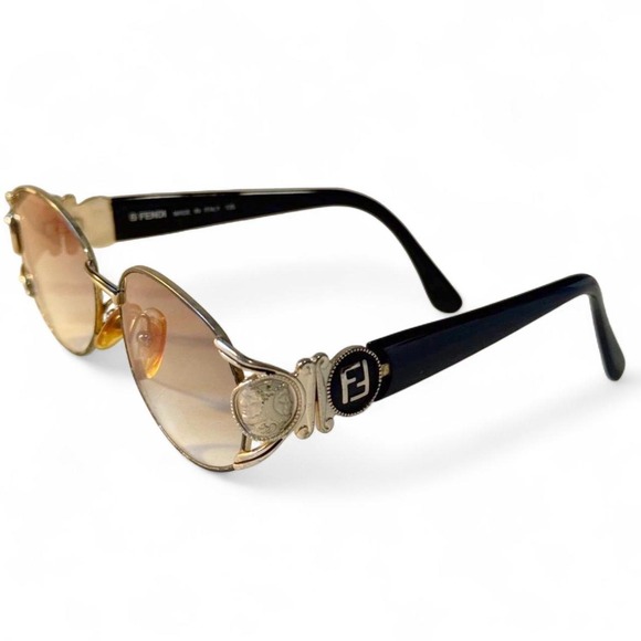 Accessories - Vintage Fendi sunglasses FS 140 Ebony color